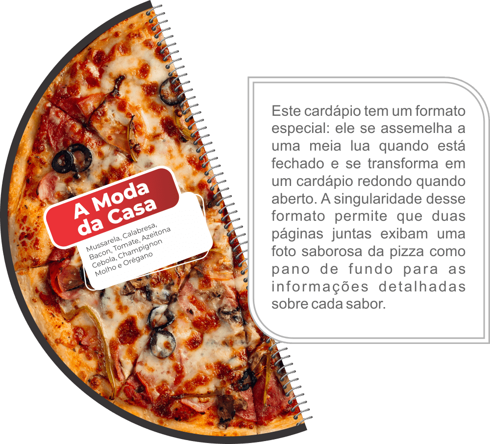 Cardápio Pizza - Minha Gráfica Rápida