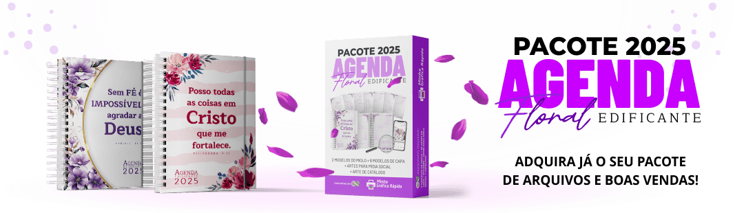 CABEÇALHO ok - agenda 2025 floral edificante arquivos digitais em corel draw e PDF