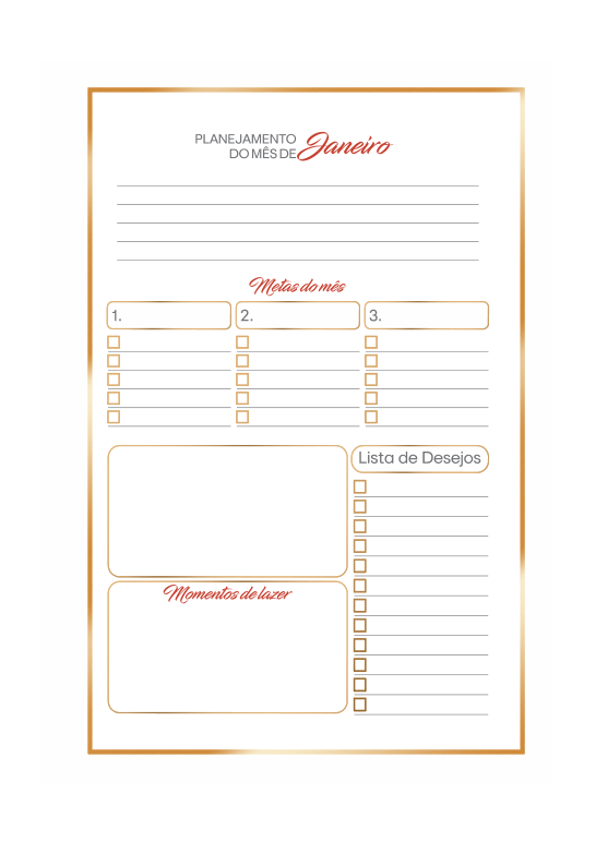 Planner 2026 CLEAN-19