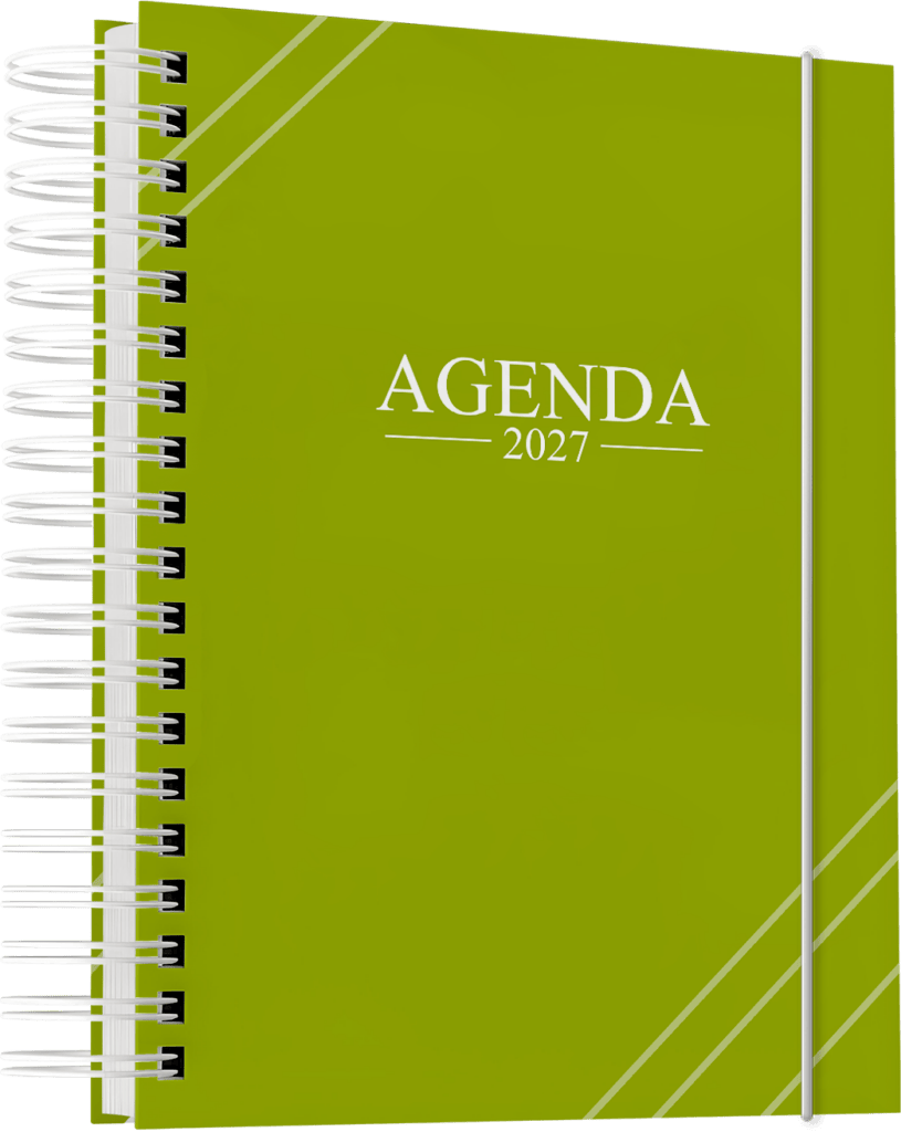 Arquivos corel draw PDF impressão gráfica rápida brindes Agenda 2027 comercial empresarial corporativo 10