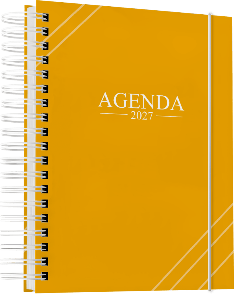 Arquivos corel draw PDF impressão gráfica rápida brindes Agenda 2027 comercial empresarial corporativo 11