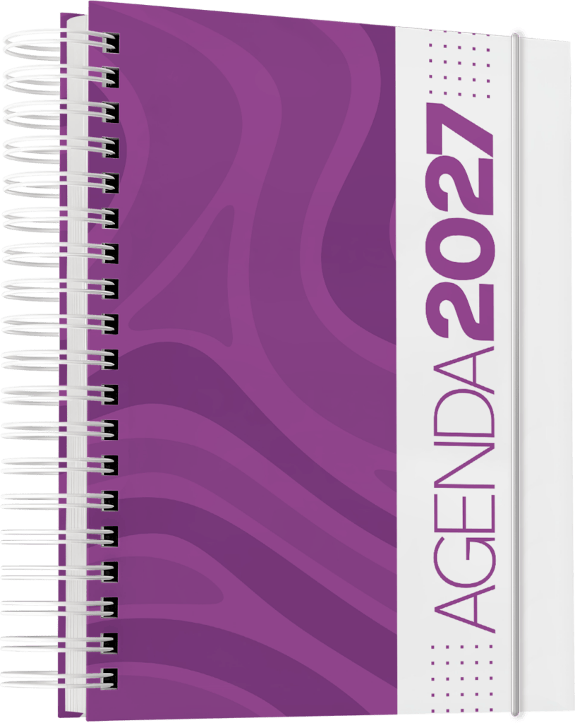 Arquivos corel draw PDF impressão gráfica rápida brindes Agenda 2027 comercial empresarial corporativo 23