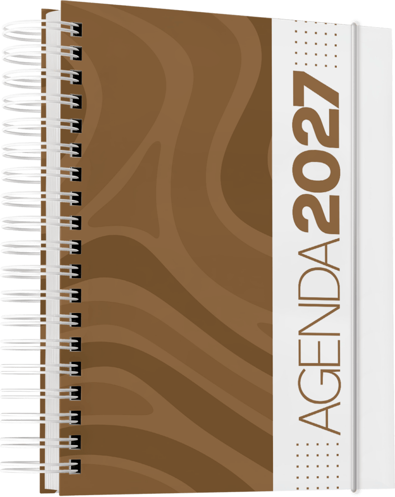 Arquivos corel draw PDF impressão gráfica rápida brindes Agenda 2027 comercial empresarial corporativo 30