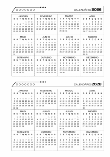Arquivos corel draw PDF impressão gráfica rápida brindes Agenda 2027 comercial empresarial corporativo 42