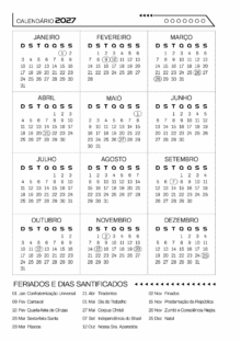 Arquivos corel draw PDF impressão gráfica rápida brindes Agenda 2027 comercial empresarial corporativo 43